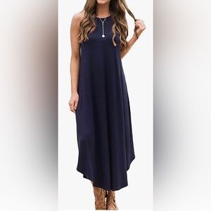 Brand new never worn sleeveless casual dress!